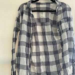 Blue & White Flannel